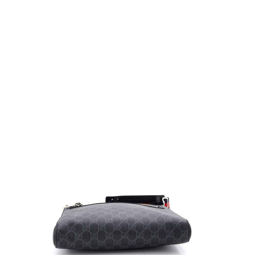 Gucci Web Strap Front Zip Messenger Bag #249378G10B - Picture 4 of 6